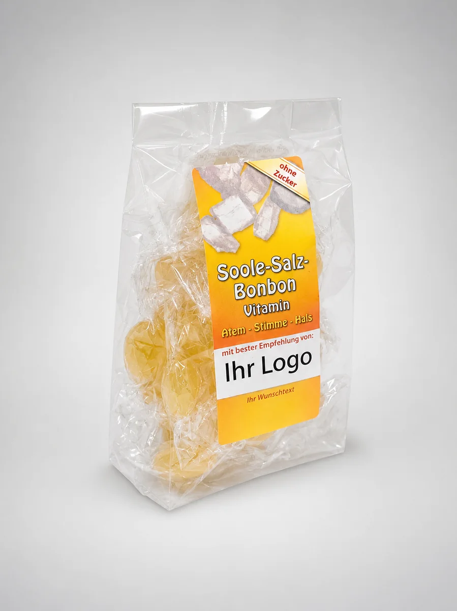 90-g-Vitaminbonbons mit individuellem Etikett